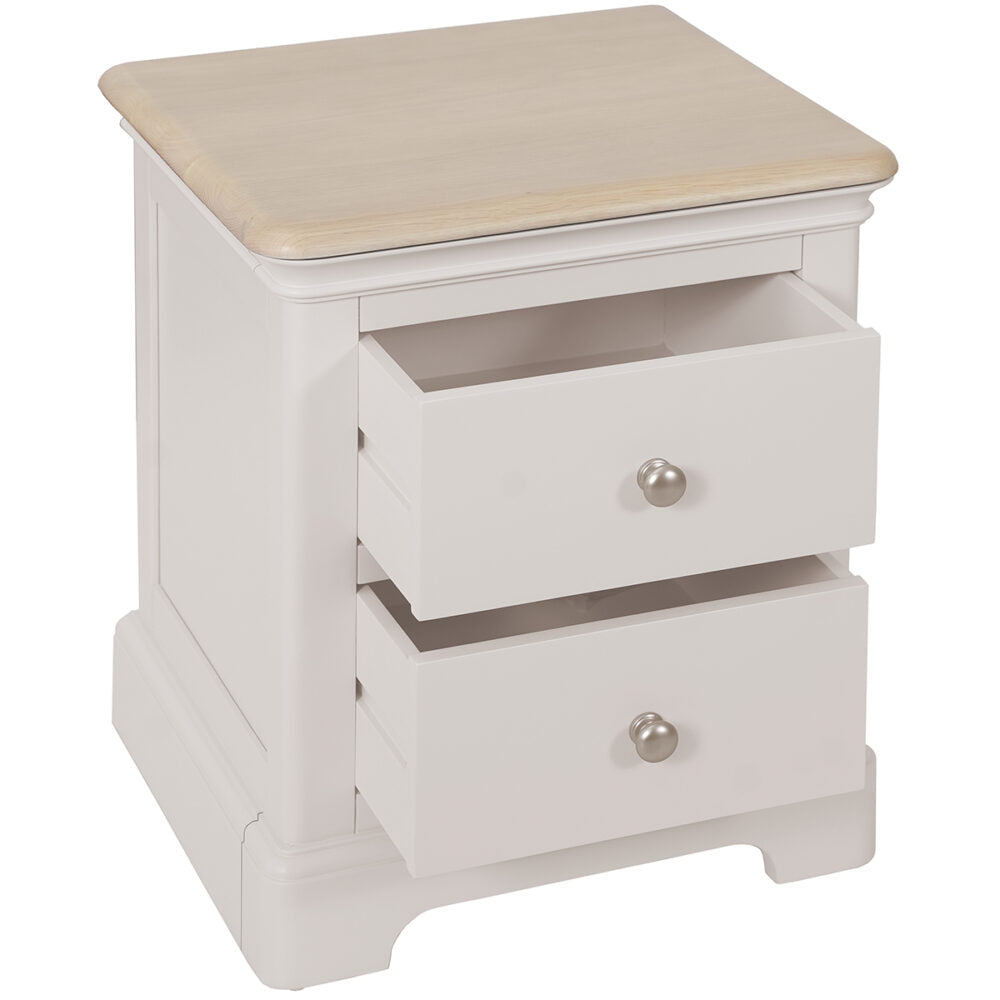 Lyon 2 Drawer bedside table